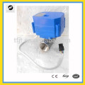 reduce-port electric actuator valve ,3-6VDC,12VDC 1" SS304 material for IC card water meters,reuse of grey water system